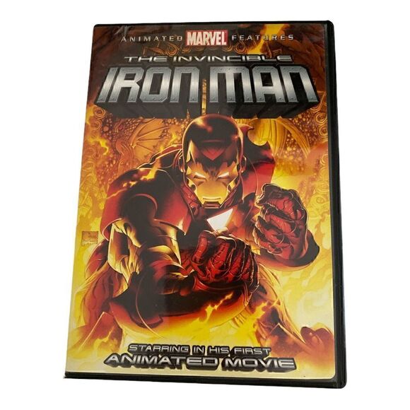 The Invincible Iron Man DVD FREE US SHIPPING 2007 Marvel Animated Features - Picture 1 of 3